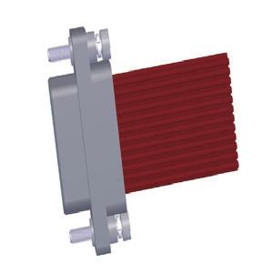 Fixed end locking component apply to fix the connector on the mounting panel or the P.Most fixed end locking component can mate with free end locking component.