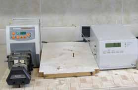 FIA(Flow Injection Analyzer( دستگاهFIA موجود در آزمایشگاه از سه جزء شامل Detector SFD/uv-vis-S3210 Pump Drive 5201 Peak simple Chromatography data System/SRI 302 آشکارساز Uv-Vis ساخت کشور آلمان می
