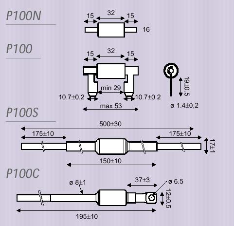 <3800 <4600 Akumulačné napätie (R=330 Ohm do série RC=150 Ohm/100nF pri //) > 80V > 80V > 80V > 80V > 80V Izolačný odpor > 1 > 1 > 1 > 1 (pri 100Vdc) GΩ GΩ GΩ GΩ > 1 GΩ Kapacita (pri 1 MHz) < 1 pf <