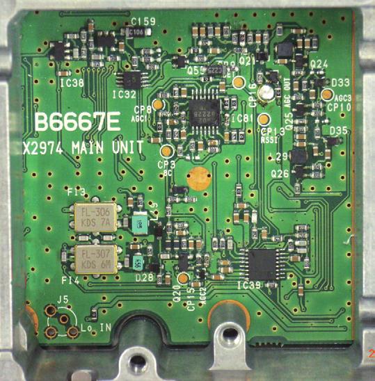 VEW) Tuning voltage check point P RX PF
