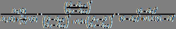 Сонымен Sсв S 0.7032 кезінде Бакли-Леверетта функциясы: f(s)= f(s) функциясы келтірілген формула бойынша (4.