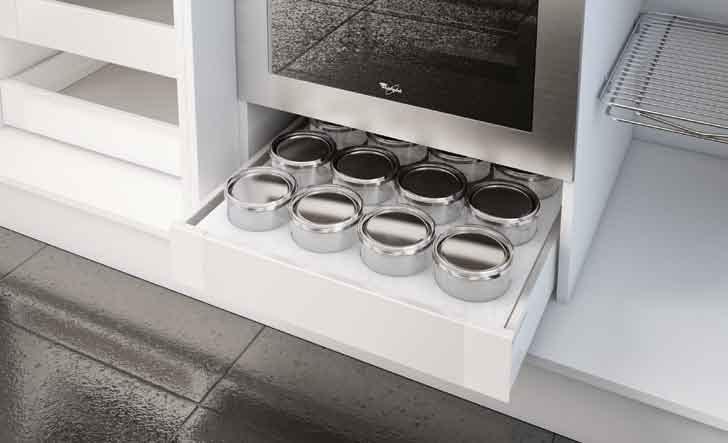 Colonnes équipable selon Votre plaisir, profondeur 75 cm.