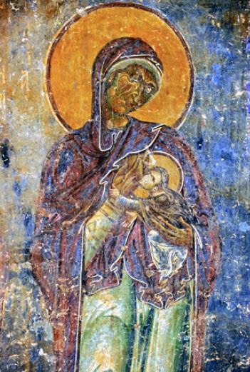 Ni{ i Vizantija XVI 311 1352), 20 као и хиландарска икона Мајке Божије као Млекопитателнице из параклиса цркве Светог Трифуна, данас у хиландарској ризници, рад сликара Георгија Митрофановића