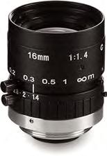 2/3" Focal Length 12mm 16mm 25mm F/No F1.4~F32 F1.4~F32 F1.4~F32 Back Focus 9.62mm 9.87mm 9.