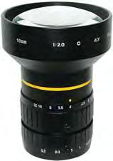 Large Format Lenses Series 4/3"Format Manual Iris Fixed Lenses 10Mega-pixel Lenses Series 2/3"Format Manual Iris Fixed Lenses FIFO-1224MX5M FIFO-1620MX5M FIFO-2520MX5M