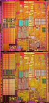 Intel Pentium processor Extreme Edition die Gustina snage (W/cm2) 10000