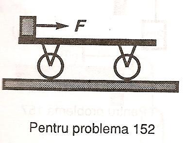 Douã corpuri de mase m 1 şi m 2 se aflã în contact pe o suprafaţã orizontalã pe care se pot deplasa cu frecare. Coeficientul de frecare μ este acelaşi pentru ambele corpuri.