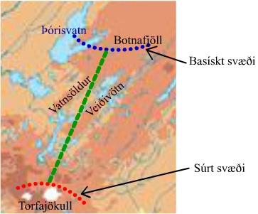 iii. Torfajökull : Blöndun í