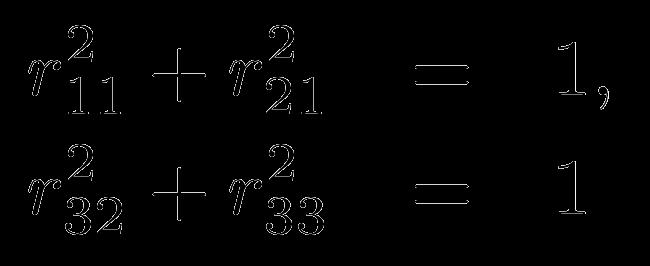 θ چون = 0 31 r که: دارند وجود و واحد زاویه که دهیم نشان است کافی تنها بنابراین r 31 = 0 تنها اطالعاتی که برابر واحد