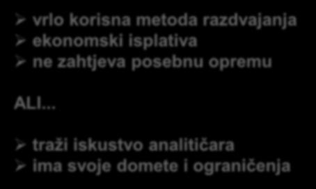 TANKOSLOJNA KROMATOGRAFIJA U LABORATORIJSKOJ DIJAGNOSTICI NASLJEDNIH METABOLIČKIH BOLESTI vrlo korisna metoda