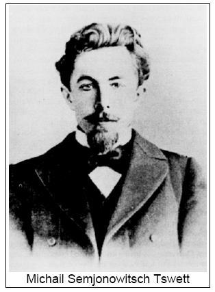 KROMATOGRAFIJA Kromatografiju je izumio ruski botaničar Tswett (Cvet) početkom 20. st. (grč. Chroma = boja) E.