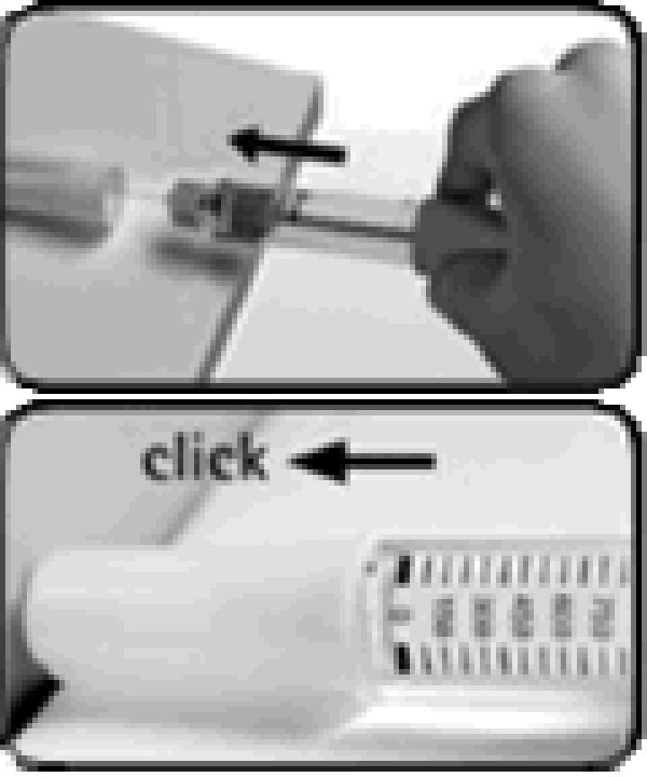 Lesti injezzjoni parzjali (meta jkun meħtieġ biss). Il-Feedback Window tad-doża se tindika l- ammont nieqes li jkollok bżonn tinjetta billi tuża pinna ġdida.