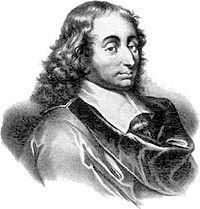 Блез Паскал (1623-1662) је био француски математичар, физичар и филозоф.