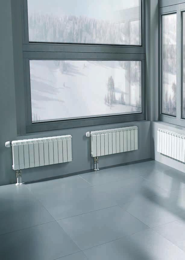 Tu mini, tam maksi Preprosto: za eleno velikost radiatorja izberemo ustrezno število