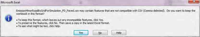 [Save as type]-д [CSV (Comma delimited) (*.