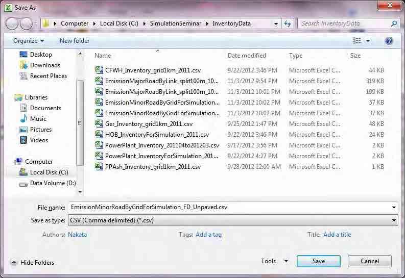 export хийгдсэн Excel файлыг нээнэ. [File]-[Save As] дарна.