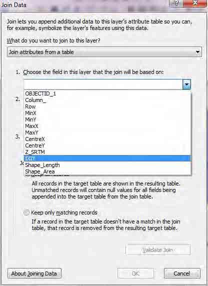 2. drop down box-д сонгосон хүснэгтийн нэр орсон байна. 1.