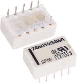 Relays Signal Relay Series: FTR-B3 Series: A-Series Miniature Relay Miniature Relay Contact: DPDT (2 Form C) Contact: DPDT (2 Form C) 7 Manufacturer: FUJITSU 7.2 x 10.6 x 5.