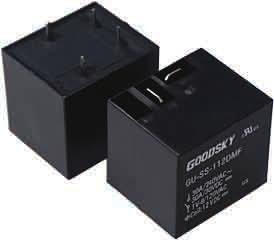 Relay Contact: SPDT (1 Form C) Manufacturer: GOODSKY GU-SS-112DF 22.5 x 44.0 x 36.