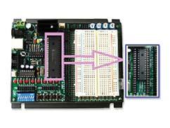 Boards and Modules Microcontroller ES Part Number MRT-PCK-1100 0398-0057-6 Microchip PIC DEV Board with Prototype Area MICRO