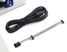 Encapsulated main unit, USB cable and flat cable (10-pin 50mil connector and 6-pin 100mil connector) Supports JTAG, SWD, PDI, TPI, awire, SPI, debugwire and UPDI interfaces Full source-level