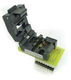 Programmers Programmer Socket & Adaptor 11 CNV-SOP-NDIP16F 0008-0037-9 HI-LO 16-pin SOP to DIP-16 Adaptor CNV-PLCC-EP1M32A 0008-0161-8 HI-LO 32-Pin PLCC to 32
