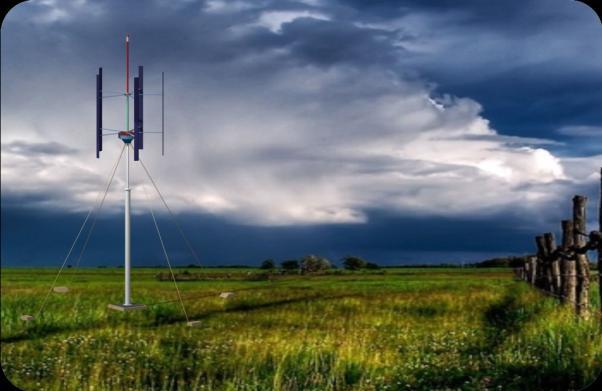 Folosirea energiei eoliene în fermă Teoretic, vântul este o resursă foarte bogată, însă are variații mari spațio-temporale, iar potențialul său comercial depinde și de cost.