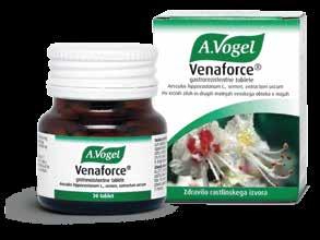 Venaforce Venaforce je zdravilo rastlinskega izvora v obliki obloæenih tablet, narejeno iz izvleëka semena navadnega divjega kostanja (Aesculus hippocastanum).