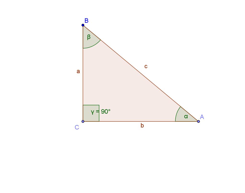 Pitagorin poučak: Pitagorin poučak: Zbroj kvadrata kateta jednak je zbroju kvadrata hipotenuze u pravokutnom trokutu a b c