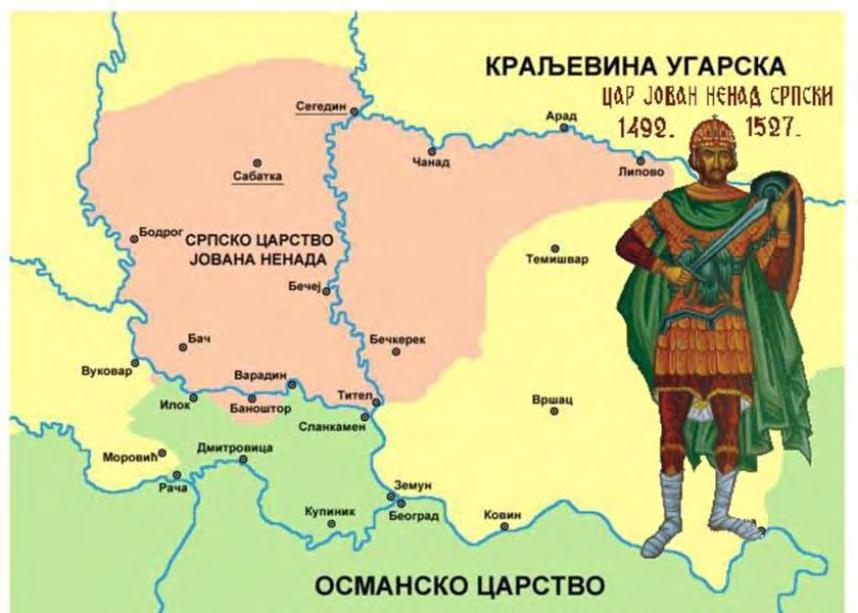 Јован Ненад: последњи српски цар и утемељивач идеје српске Војводине 12 У време угарских превирања и турске најезде у Бачку 1526. године у Суботици се појављује загонетна личност Јована Ненада.