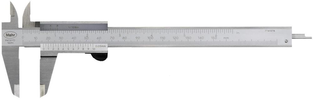 Rahang Dalam VERNIER CALIPER Badan Rahang Luar