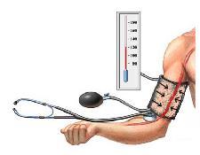 fonendoskopas (F) (5.2.7 pav.). 1.2. Rankine pompa (RP) manžetė pripildoma oru (slėgis 0-20 mmhg aukštesnis nei tas, kurio metu dar jaučiamas pulsas arterijoje). 1.3.