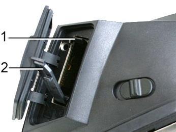 Introducerea modulului radio (accesoriu, numai la testo 875-2i) Utilizând un modul radio (accesoriu), poate fi conectată la instrument o sondă de umiditate