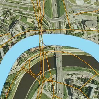 Ţemėlapių ir aeronuotraukų geometriniai principai skiriasi. Aeronuotrauka iškart sukuriama kaip perspektyvinė projekcija per optinį objektyvą; ţemėlapį galima sukurti bet kokioje projekcijoje.