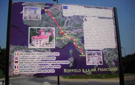 34 ELGO, september 2010 Za vsakogar nekaj Ave Cezare, Ave Roma ali frankovska pot Marjan Porenta Veste, kod so potovale rimske legije iz Anglije do Rima pozdravit Cezarja? Ne veste?