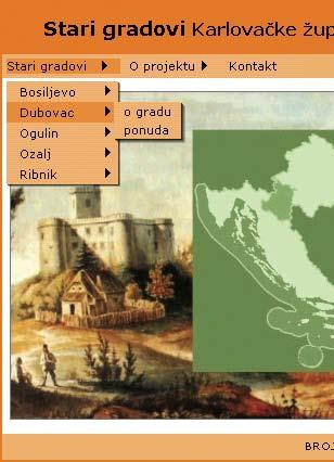 PREZENTACIJA IZLOÆBE, PREDAVANJA, PUBLIKACIJE GLASNO I JASNO INTERNET ADRESI www.castellum-ka.com viê, Cetingrad, Slunj, SteniËnjak.