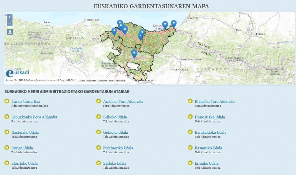 ZUZENEAN ETA ZEHARKA. Informazioa modu zuzenean argitaratzea (dokumentuak, taulak.