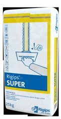 Rigips. Rigips SUPER chit de rosturi Culoare: alb Timp de lucru: aprox 60 minute Preparare: 0.