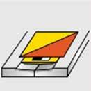 CHITUIREA DE BAZĂ Nivelul de calitate a finisării rosturilor Q1, (minim), folosit dacă peretele din gips-carton se va finisa prin lipirea plăcilor ceramice (exemplu - faianță): Chit Rigips SUPER