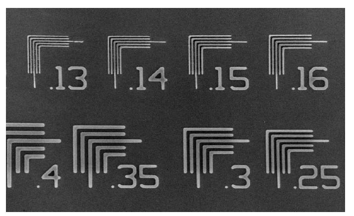 Examples: Photolithography 193 nm