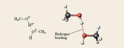 קשר מימני קיים בין H שקשור ל- O,N או לבין O N, או F במולקולה שניה.