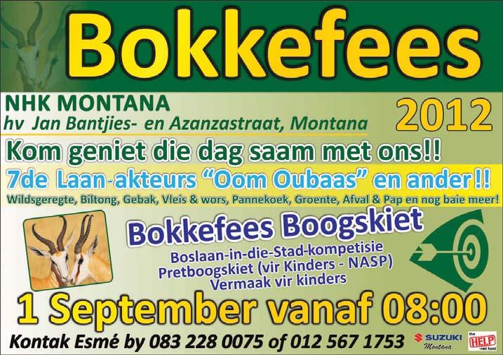 Saterdag 1 September: Gemeente Sannieshof: Hoezit-my-tjomma-fees!