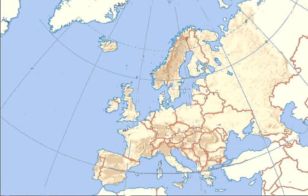 EUROPE Greenland (Denmark) Asia Iceland Russia Norway ATLANTIC 19 18 OCEAN 1 Denmark 17 United