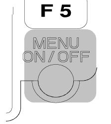Exemplu 3. Apăsați tasta MENU ON/OFF F5. 4.