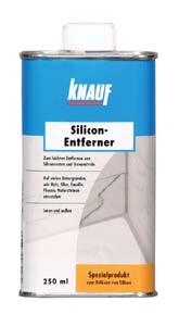 Statybinė chemija / valymo ir priežiūros priemonės Knauf Silicon-Entferner Silikono likučių valiklis Vidaus ir išorės darbams. Paruoštas naudoti. Skystas.