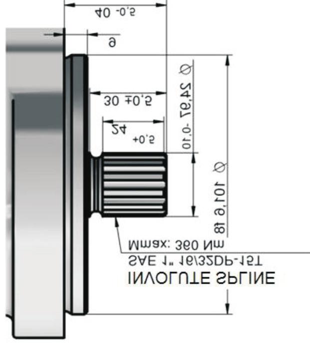 85) M4x,5 (.6) KEY 4x7,5 WSHER NUT M4x,5 2, (.48) Max. 3 Nm (22.