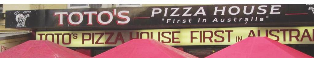 Page 26 صفحة 26 ملبورن مؤسسة التوتوس األوىل يف اسرتاليا Pizza - Pasta - Steak - Seafood 101 Lygon