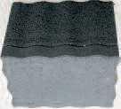 Poraba betonskih plošč kot pokrovnih plošč: Votli betonski kamen (velik): 2 betonski plošči (veliki) (40 x 30 cm) Votli betonski kamen