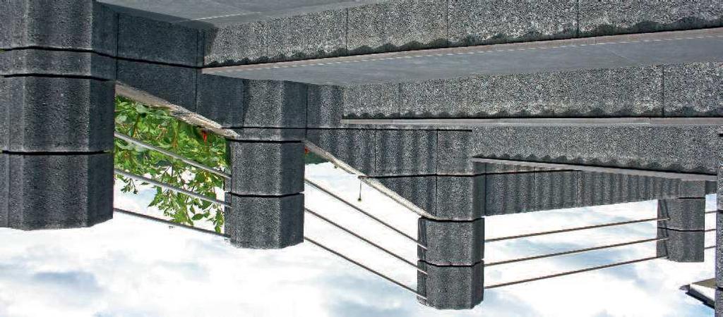 20 cm Šestkotni votli betonski kamni 25 cm 35 cm Uporabite šestkotni votel betonski kamen z njegovo