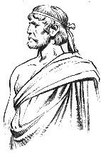 Ἀκρίσιος, τοῦτο φοβοῦμενος, παρασκευάζει θάλαμον χάλκεον ὑπὸ γῆν καὶ φυλάττει ἐν αὐτῷ τὴν Δανάην (οὕτως ὀνομάζεται ἡ βασίλισσα).